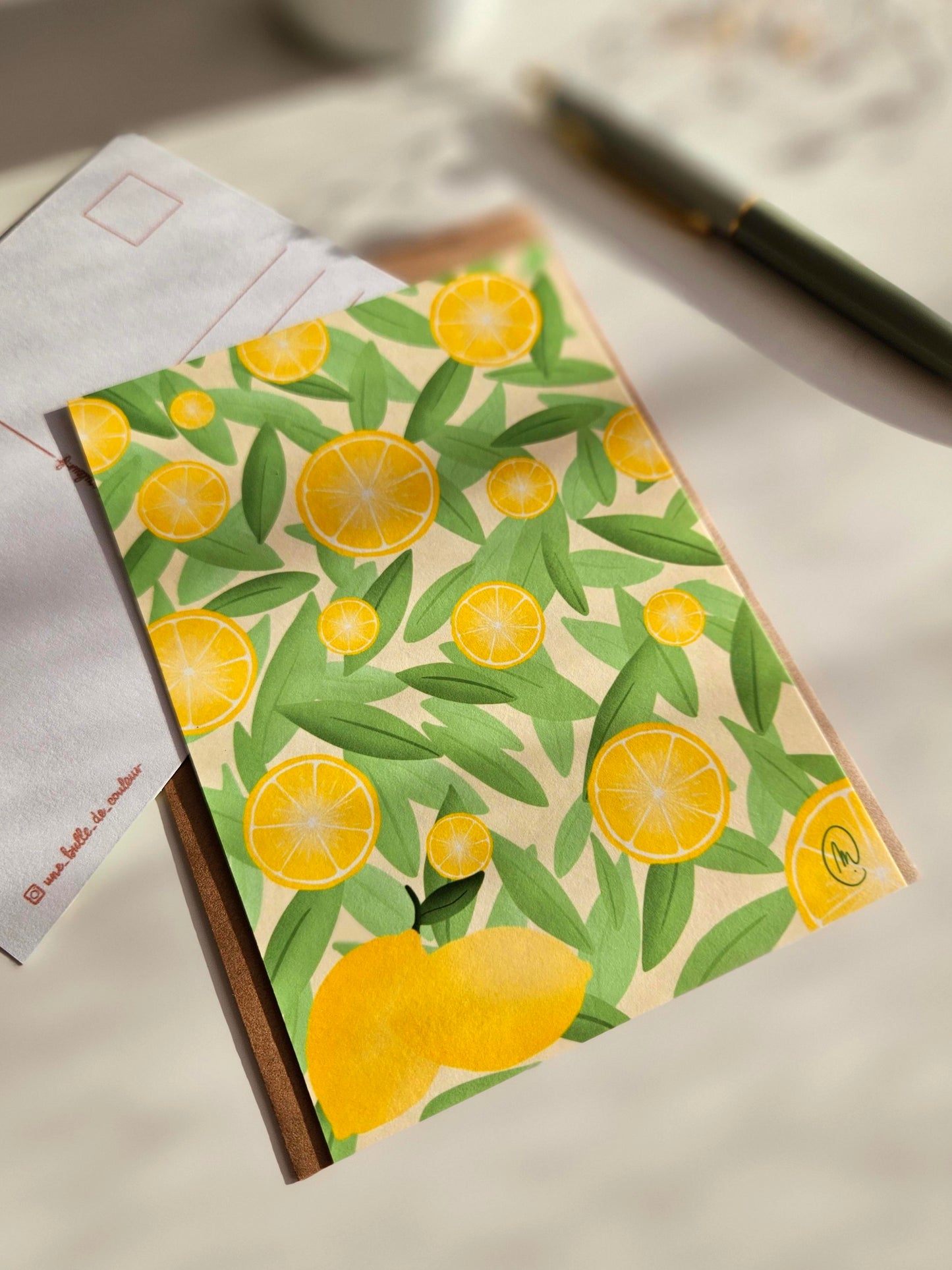 Carte « Passion citron »