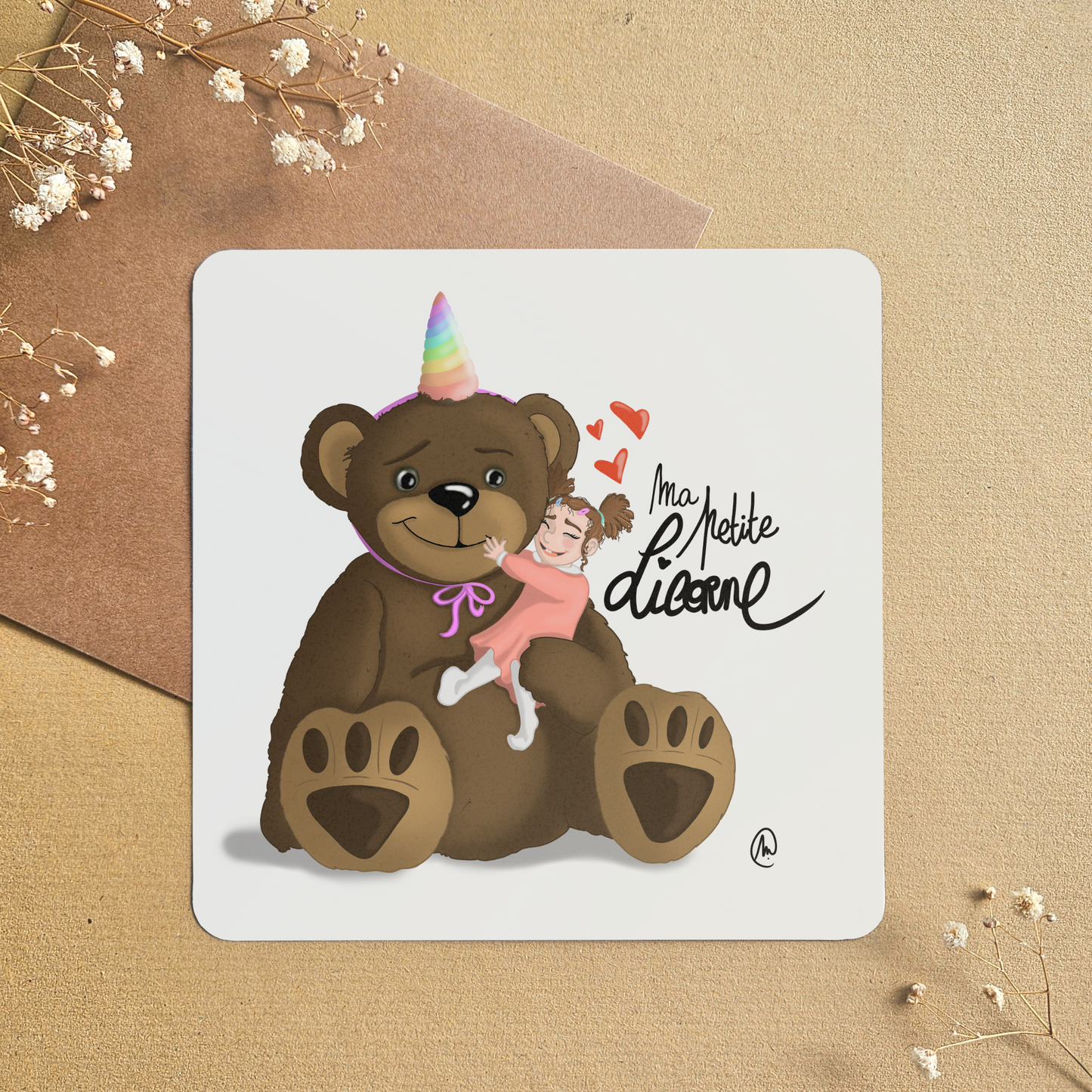 Carte « Ma petite Licorne »