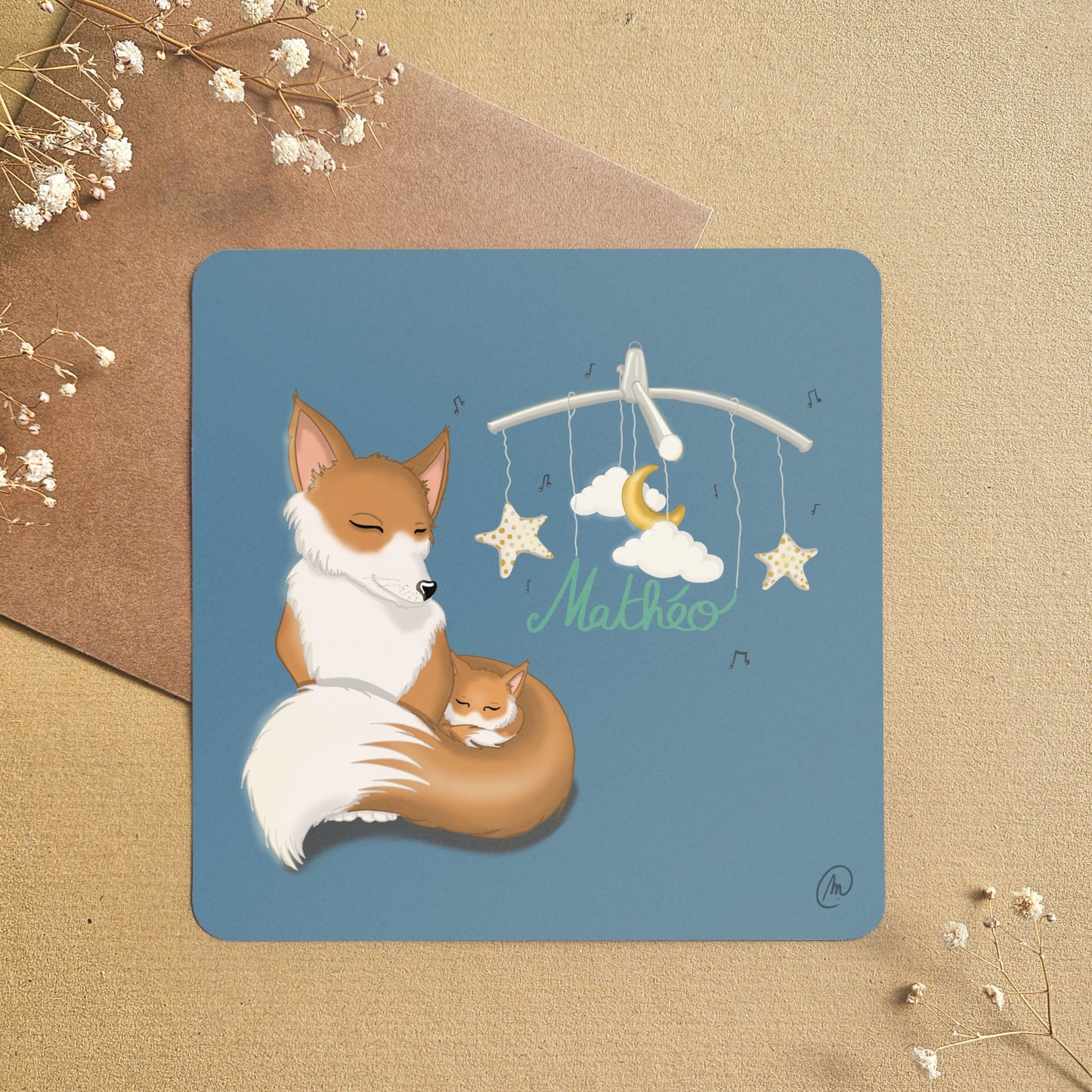 Carte « Maman Renard »
