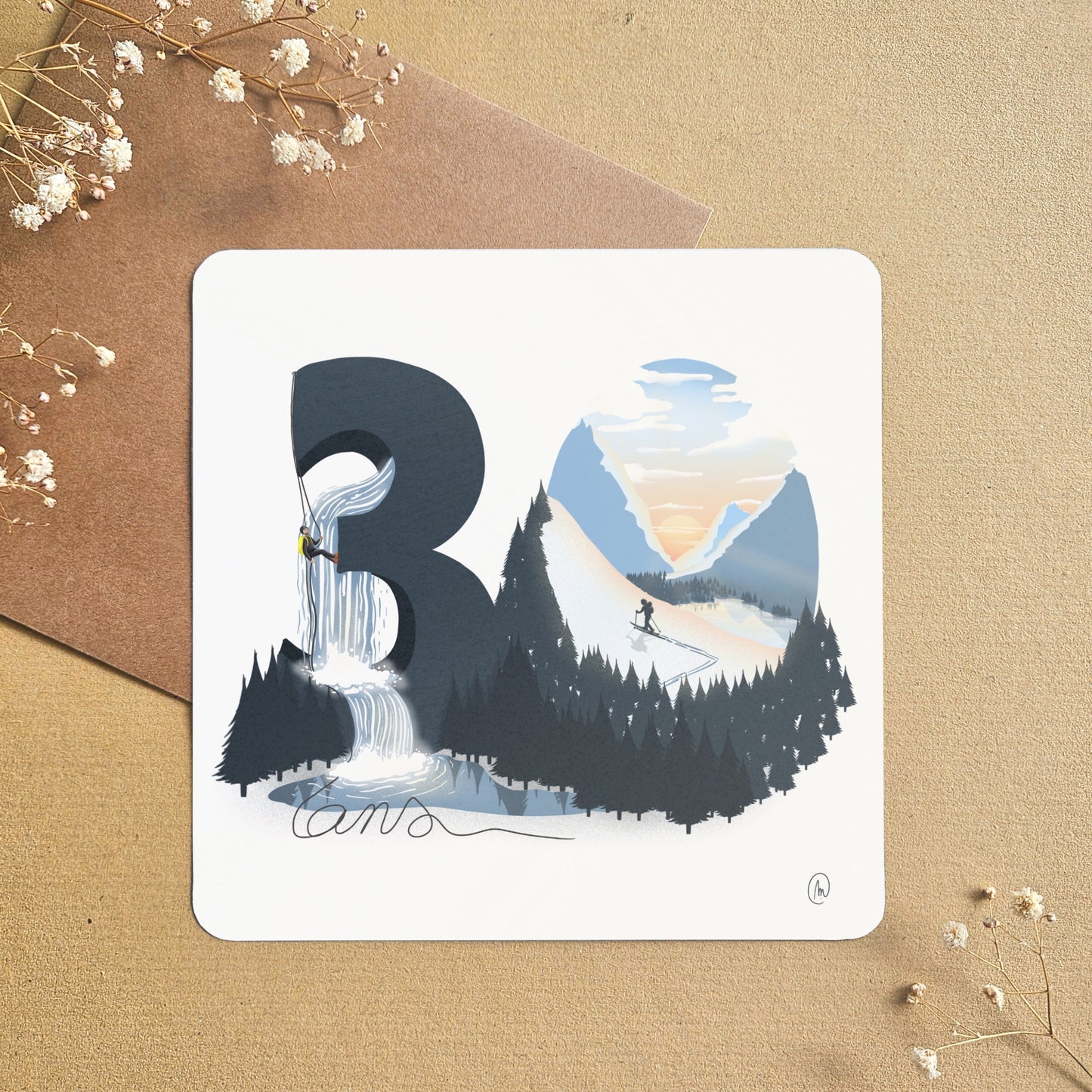 Carte anniversaire « Trentenaire aventurier »
