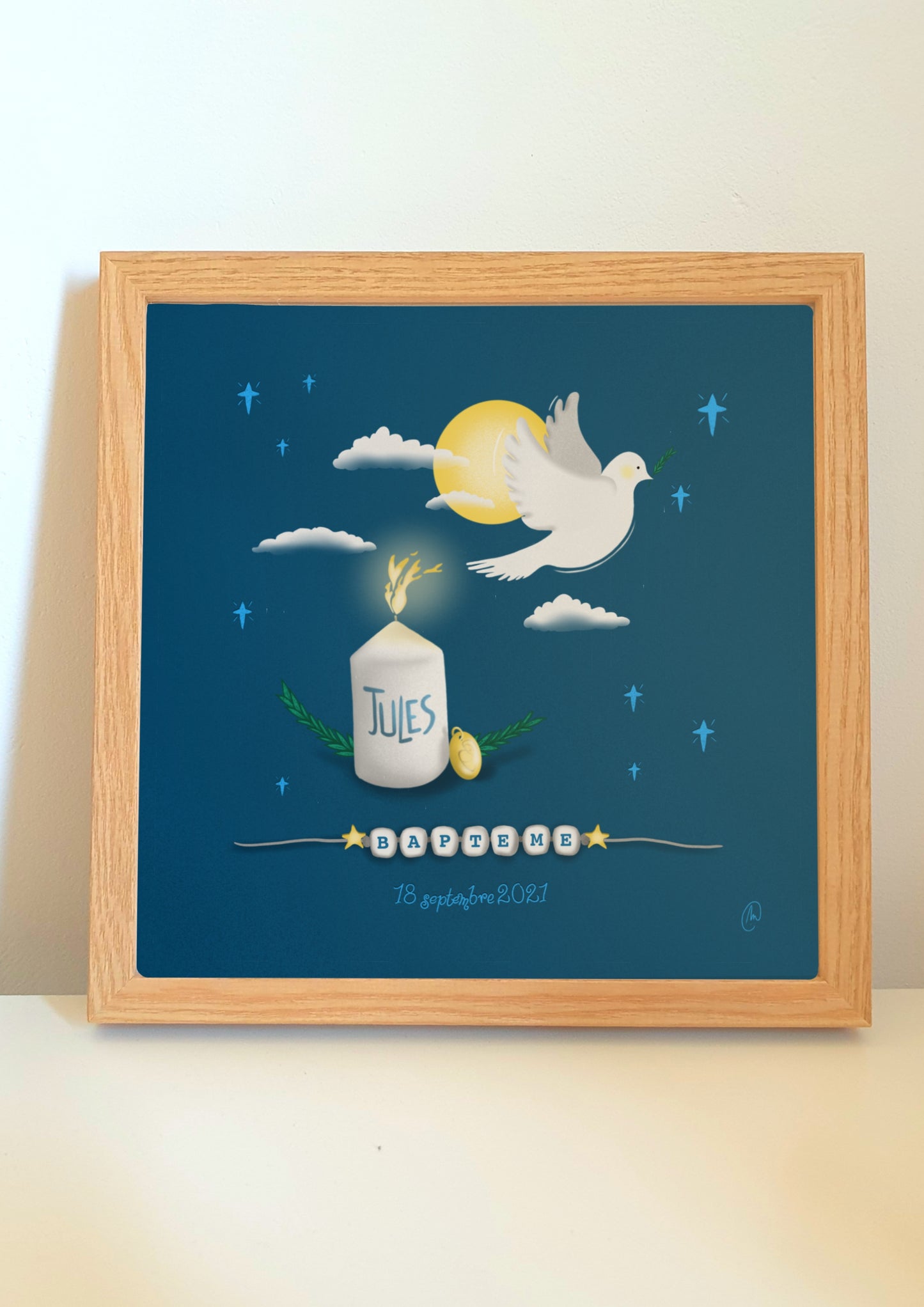 Affiche L’envol de la colombe - Baptême