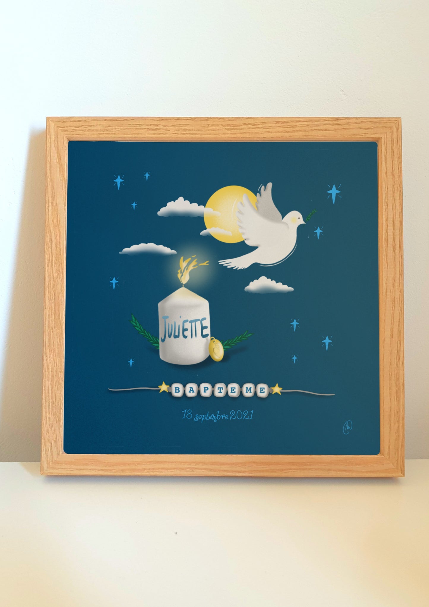 Affiche L’envol de la colombe - Baptême