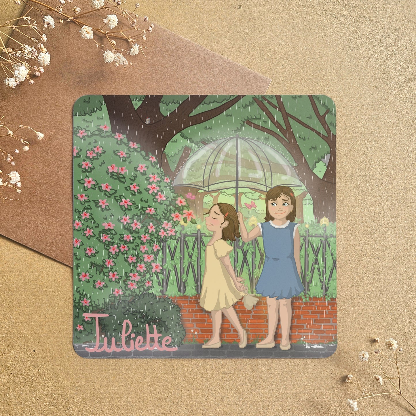 Carte « Le parapluie »