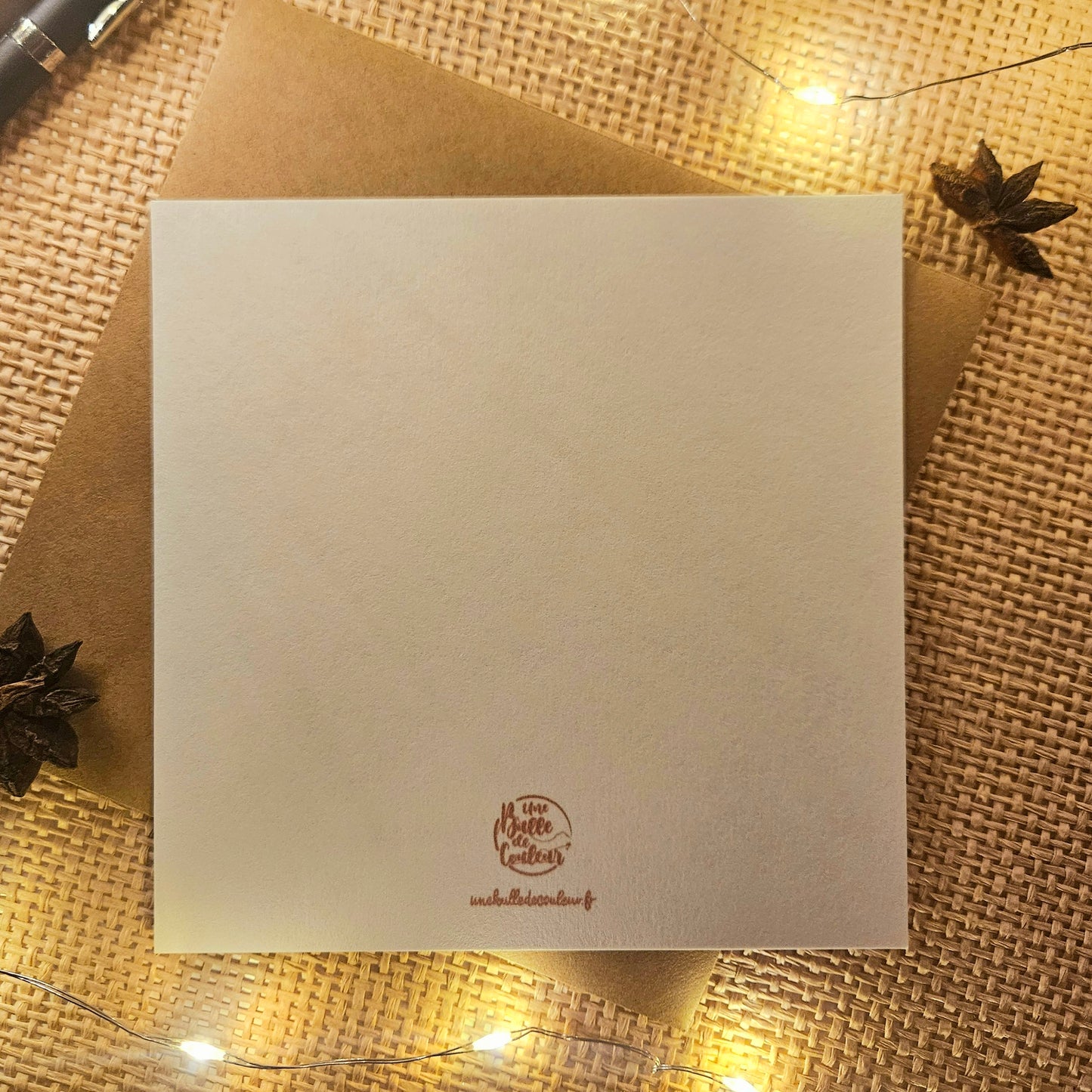 Carte de Noël « Maison Pain d’épices »