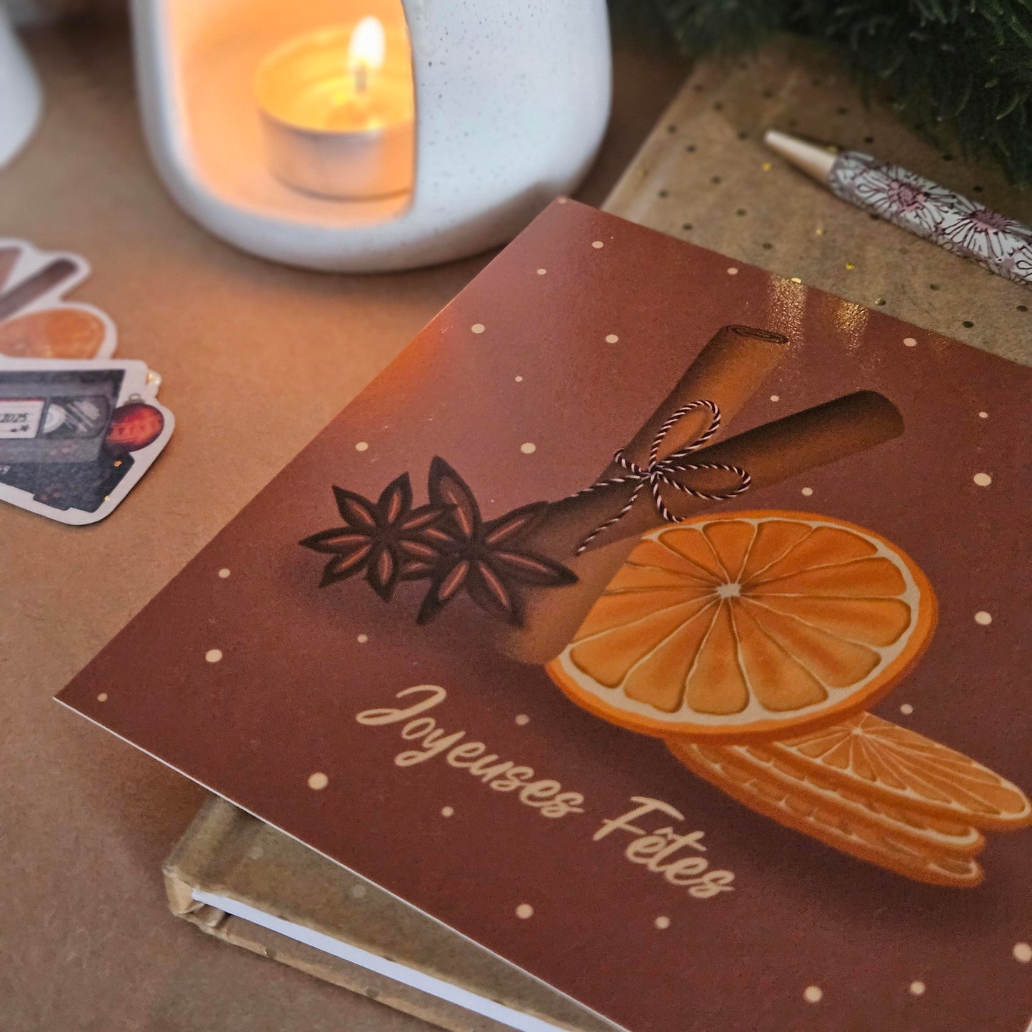 Carte de Noël « Les épices de Noël »