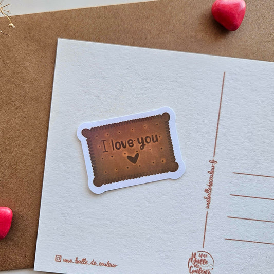Sticker « I love you »