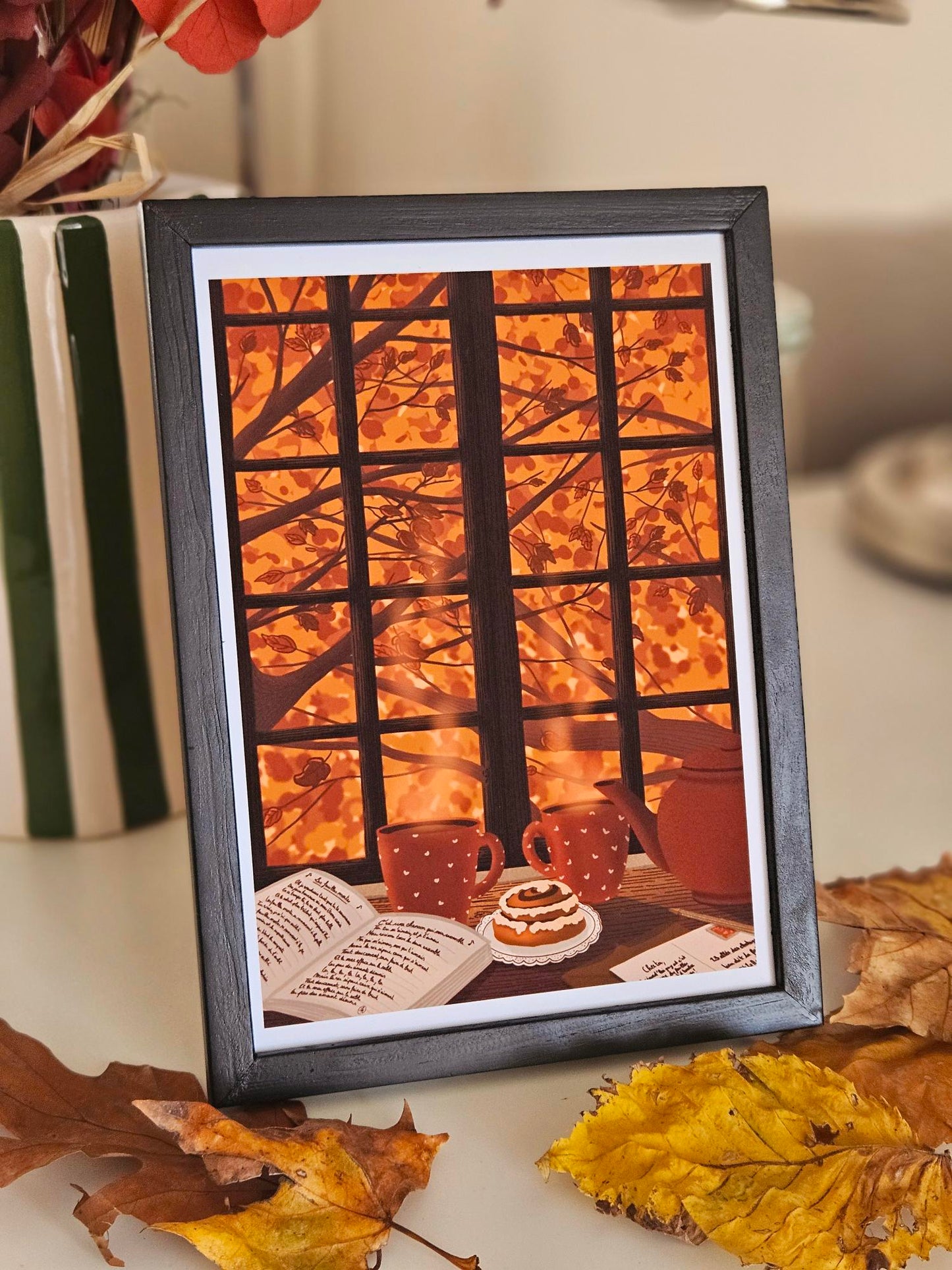 Affiche « Les feuilles mortes »