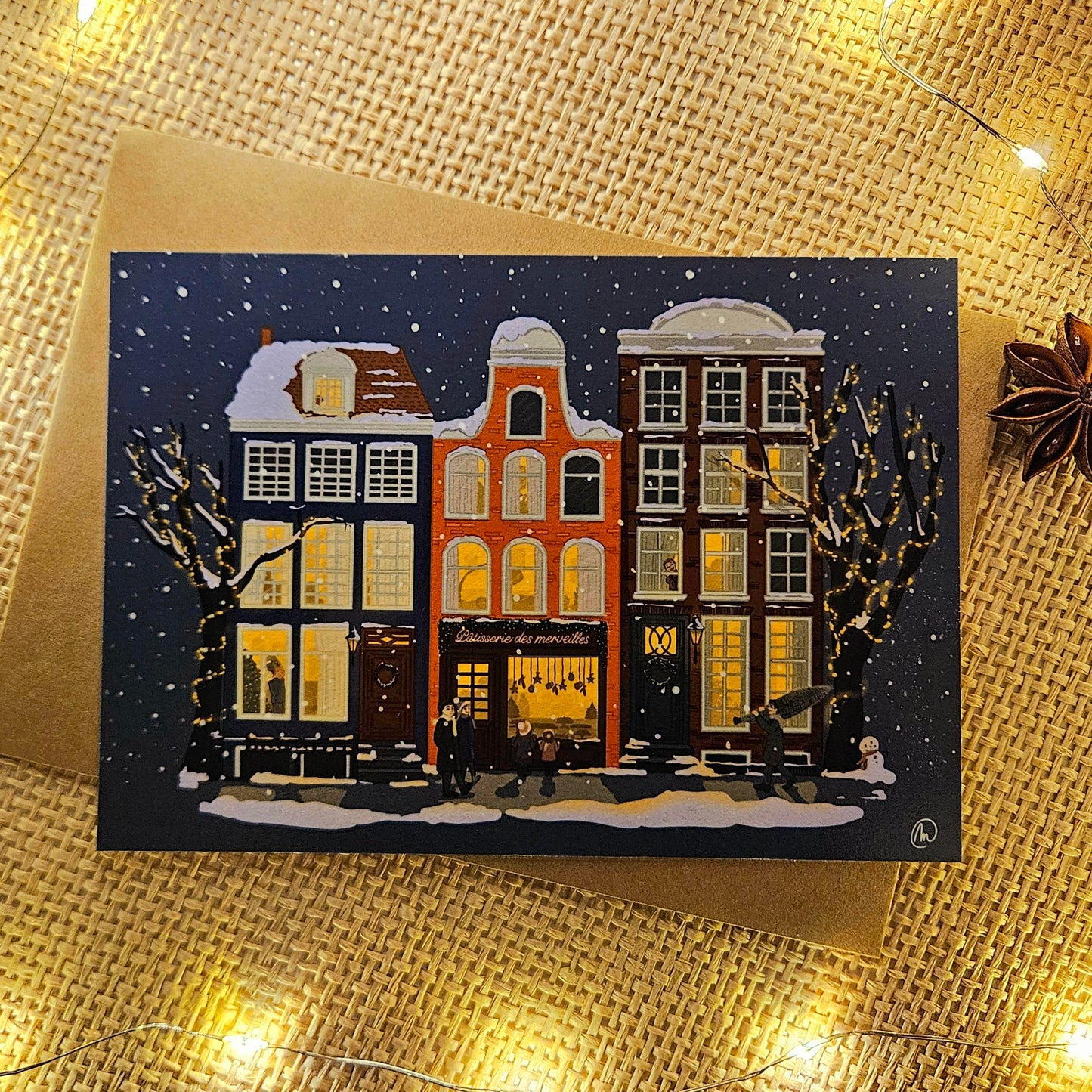 Carte de Noël « Préparatifs de Noël »