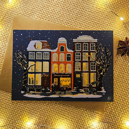 Carte de Noël « Préparatifs de Noël »