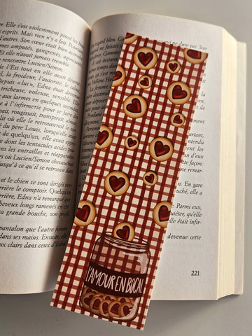 Marque-page « L’amour en bocal »