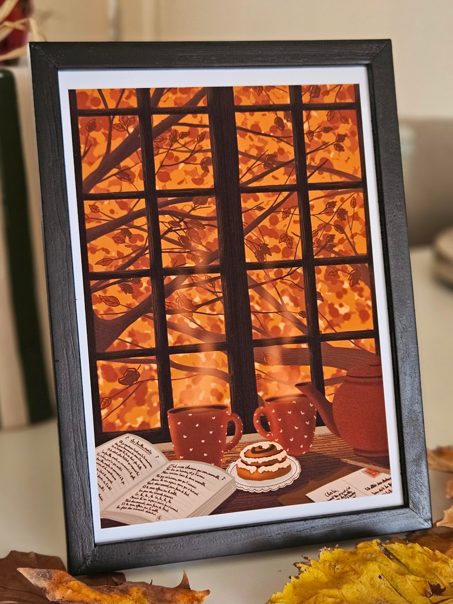 Affiche « Les feuilles mortes »