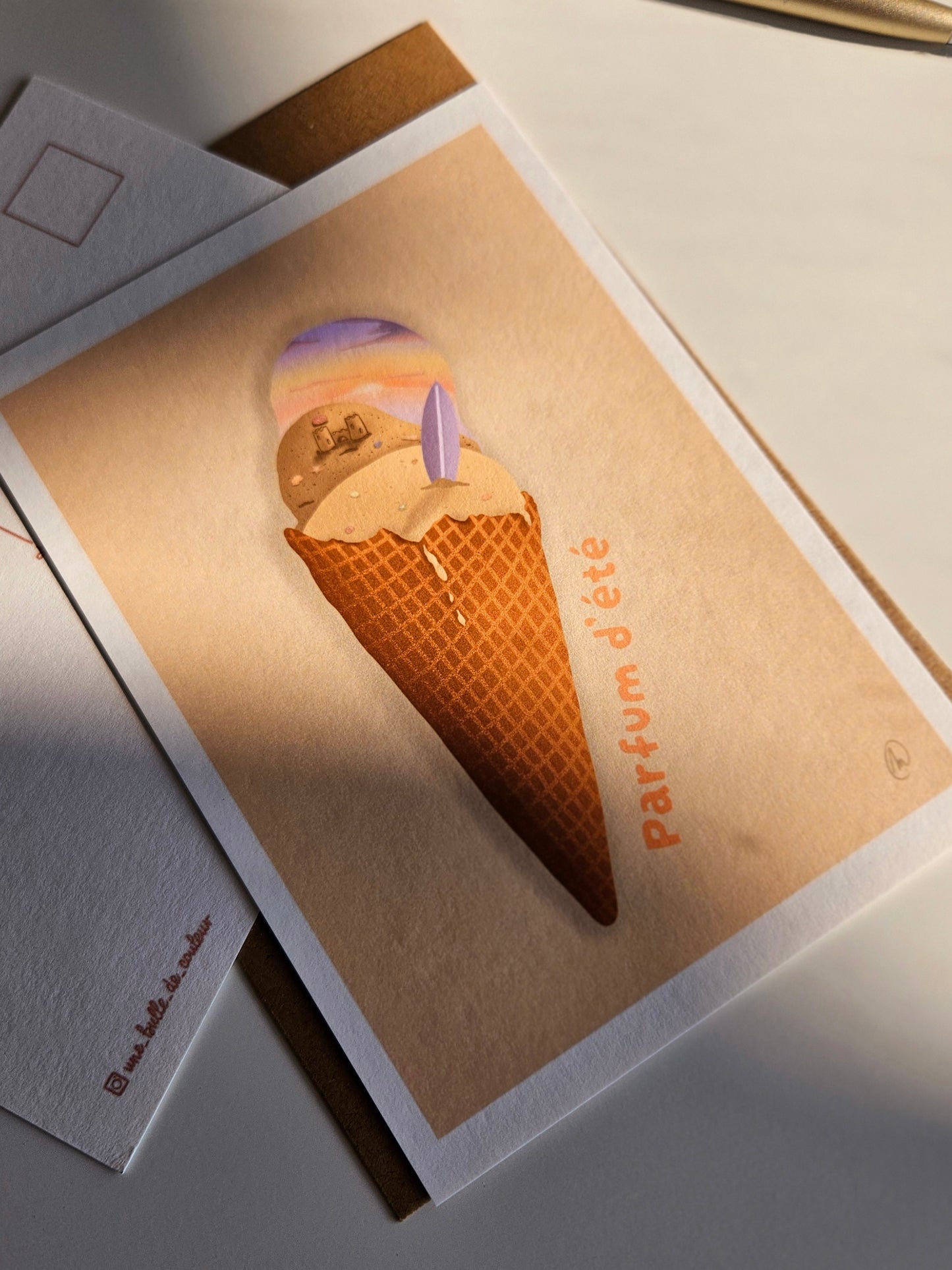 Carte « parfum d’été »