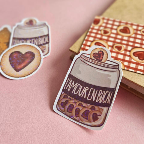Sticker « L’amour en bocal »