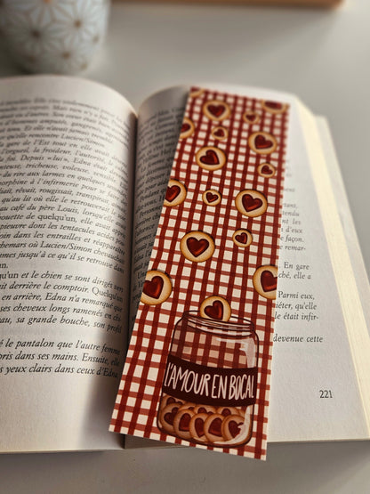 Marque-page « L’amour en bocal »