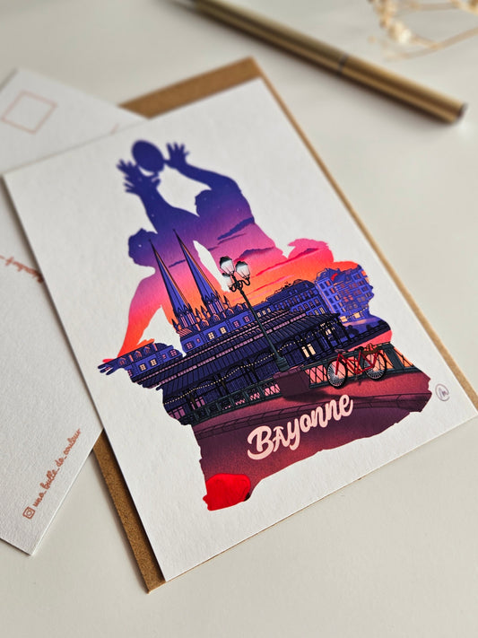 Carte « Rugby Bayonne »