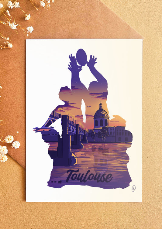 Carte « Rugby Toulouse »