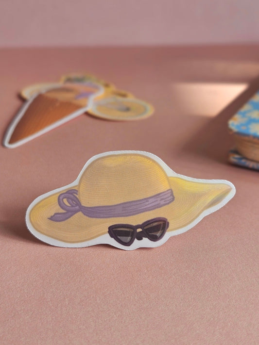 Sticker « Chapeau d’été »